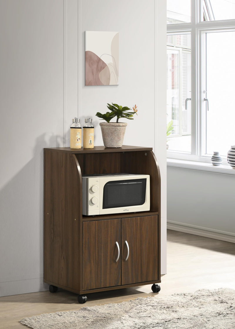 DeckUp Microwave Cart and Kitchen Cabinet