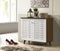 DeckUp Bei 2-Door Shoe Rack with Wooden Legs
