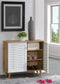 DeckUp Bei 2-Door Shoe Rack with Wooden Legs