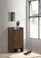 DeckUp Turrano-TU Engineered Wood Shoe Rack (Walnut, Matte Finish)