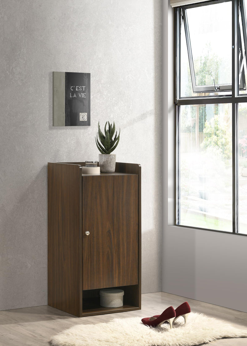 DeckUp Turrano-TU Engineered Wood Shoe Rack (Walnut, Matte Finish)