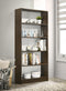 DeckUp Muvo 5-Shelf Engineered Wood Book Shelf and Display Unit (Walnut & White, Matte Finish)
