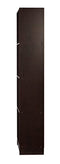 DeckUp Meritus-L Book Engineered Wood Book Shelf / Display and Storage Unit (Dark Wenge, Matte Finish)
