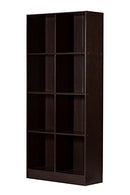DeckUp Meritus-L Book Engineered Wood Book Shelf / Display and Storage Unit (Dark Wenge, Matte Finish)