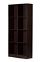 DeckUp Meritus-L Book Engineered Wood Book Shelf / Display and Storage Unit (Dark Wenge, Matte Finish)
