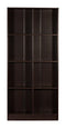 DeckUp Meritus-L Book Engineered Wood Book Shelf / Display and Storage Unit (Dark Wenge, Matte Finish)