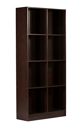 DeckUp Meritus-L Book Engineered Wood Book Shelf / Display and Storage Unit (Dark Wenge, Matte Finish)