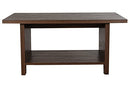 DeckUp Bei Engineered Wood Coffee Table (Walnut, Matte Finish)