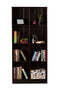 DeckUp Meritus-L Book Engineered Wood Book Shelf / Display and Storage Unit (Dark Wenge, Matte Finish)