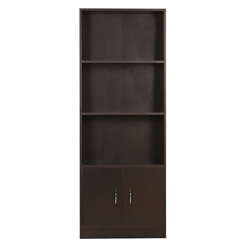 DeckUp Athena Engineered Wood Book Shelf and Display Unit (Dark Wenge, Matte Finish)