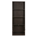 DeckUp Athena Engineered Wood Book Shelf and Display Unit (Dark Wenge, Matte Finish)