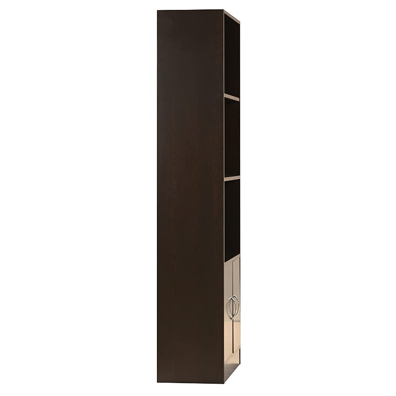 DeckUp Athena Engineered Wood Book Shelf and Display Unit (Dark Wenge, Matte Finish)