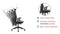 Deckup Zeus High Back Executive Mesh Office Chair (Black, BIFMA Certified, 3 Years Warranty)