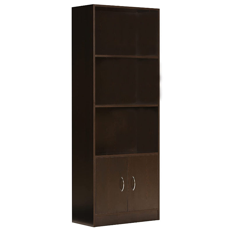 DeckUp Athena Engineered Wood Book Shelf and Display Unit (Dark Wenge, Matte Finish)