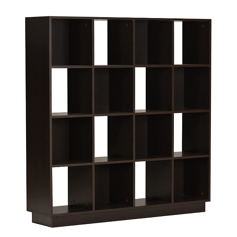 DeckUp Apollo Engineered Wood Book Shelf and Display Unit (Dark Wenge, Matte Finish)