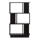 DeckUp Iris 3-Shelf Engineered Wood Book Shelf and Display Unit (Dark Wenge, Matte Finish)