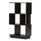 DeckUp Iris 3-Shelf Engineered Wood Book Shelf and Display Unit (Dark Wenge, Matte Finish)