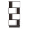 DeckUp Iris 4-Shelf Engineered Wood Book Shelf and Display Unit (Dark Wenge, Matte Finish)