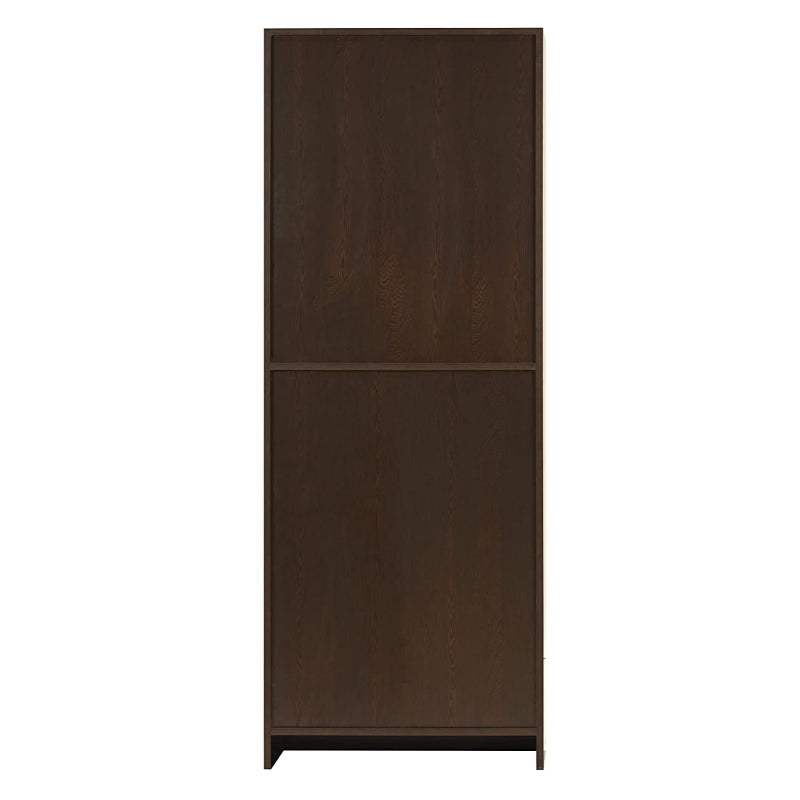 DeckUp Athena Engineered Wood Book Shelf and Display Unit (Dark Wenge, Matte Finish)