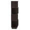 DeckUp Iris 4-Shelf Engineered Wood Book Shelf and Display Unit (Dark Wenge, Matte Finish)