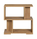 DeckUp Plank Siena Engineered Wood Bed Side Table and End Table (Wotan Oak)