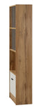 DeckUp Plank Cove Engineered Wood is Play Unit and Book Shelf (Wotan Oak and White)