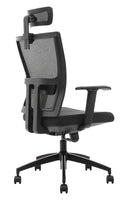 Deckup Apollo High Back Executive Mesh Office Chair (Black, BIFMA Certified, 3 Years Warranty)