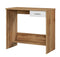 DeckUp Plank Siena Engineered Wood Office Table and Study Desk (Wotan Oak and White)