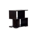 DeckUp Siena Engineered Wood Bed Side Table and End Table (Dark Wenge, Set of 2)