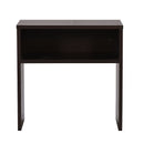 DeckUp Lexis Engineered Wood Bed Side Table and End Table (Dark Wenge, Matte Finish)