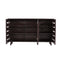 DeckUp Bonton 3-Door Engineered Wood Shoe Rack (Dark Wenge, Matte Finish)