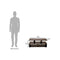DeckUp Lexis Engineered Wood TV Unit (Dark Wenge, Matte Finish)