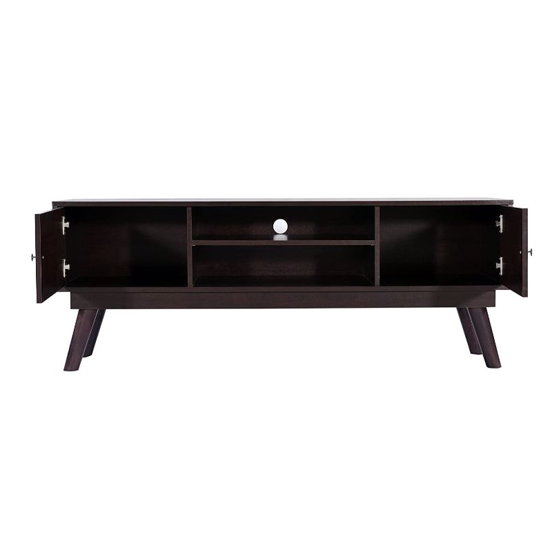 DeckUp Reno TV Stand and Home Entertainment Unit (Dark Wenge, Matte Finish)