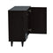 DeckUp Lexis 2-Door Engineered Wood Shoe Rack (Dark Wenge, Matte Finish)
