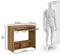 DeckUp Plank Engineered Wood Office Table and Study desk (Wotan Oak)