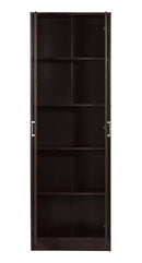 DeckUp Giona Book Shelf and Storage Unit (Dark Wenge, Matte Finish)