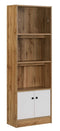 DeckUp Plank Cove Engineered Wood is Play Unit and Book Shelf (Wotan Oak and White)