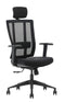 Deckup Hermes High Back Executive Mesh Office Chair (Black, BIFMA Certified, 3 Years Warranty)