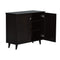 DeckUp Lexis 2-Door Engineered Wood Shoe Rack (Dark Wenge, Matte Finish)