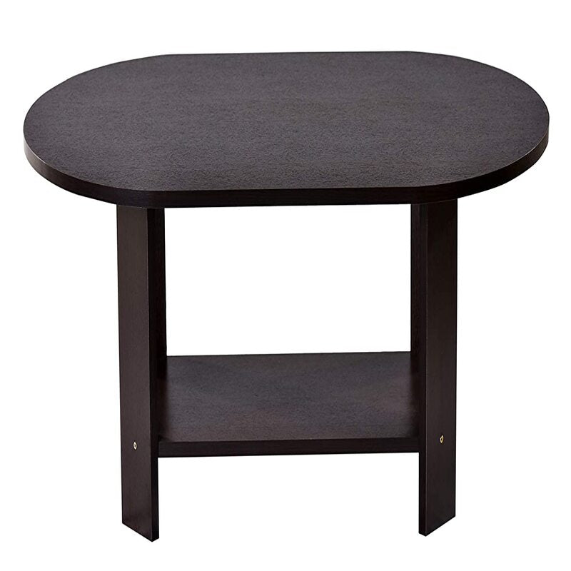 DeckUp Aries Engineered Wood Coffee Table (Dark Wenge, Melamine Laminate)