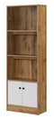 DeckUp Plank Cove Engineered Wood is Play Unit and Book Shelf (Wotan Oak and White)