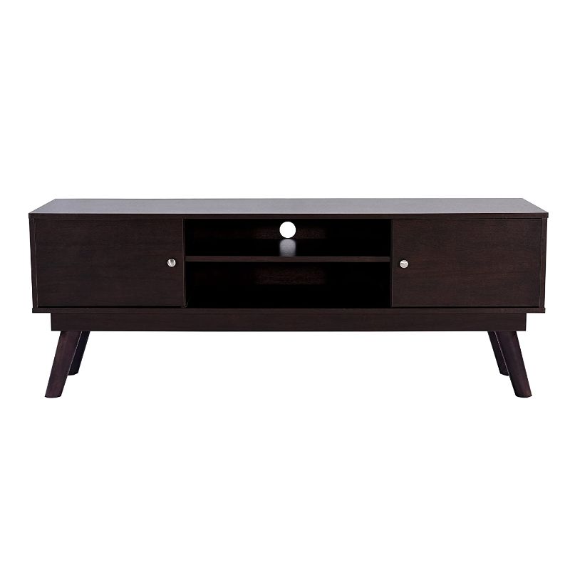 DeckUp Reno TV Stand and Home Entertainment Unit (Dark Wenge, Matte Finish)