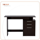 DeckUp Turrano Engineered Wood Office Table and Study Desk (Dark Wenge, Matte Finish)