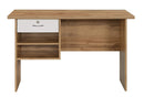 DeckUp Plank Giona Engineered Wood Office Table and Study Desk (Wotan Oak and White)
