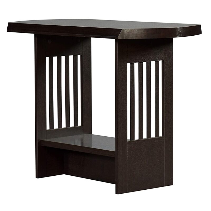 DeckUp Muvo-S Engineered Wood Coffee Table (Dark Wenge, Matte Finish)