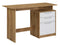 DeckUp Plank Turrano Engineered Wood Office Table and Study Desk (Wotan Oak and White)