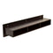 DeckUp Auch-L Engineered Wood Wall TV Unit (Dark Wenge, Melamine Laminate)
