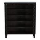DeckUp Meritus-L 2-Door Engineered Wood Shoe Rack (Dark Wenge, Matte Finish)
