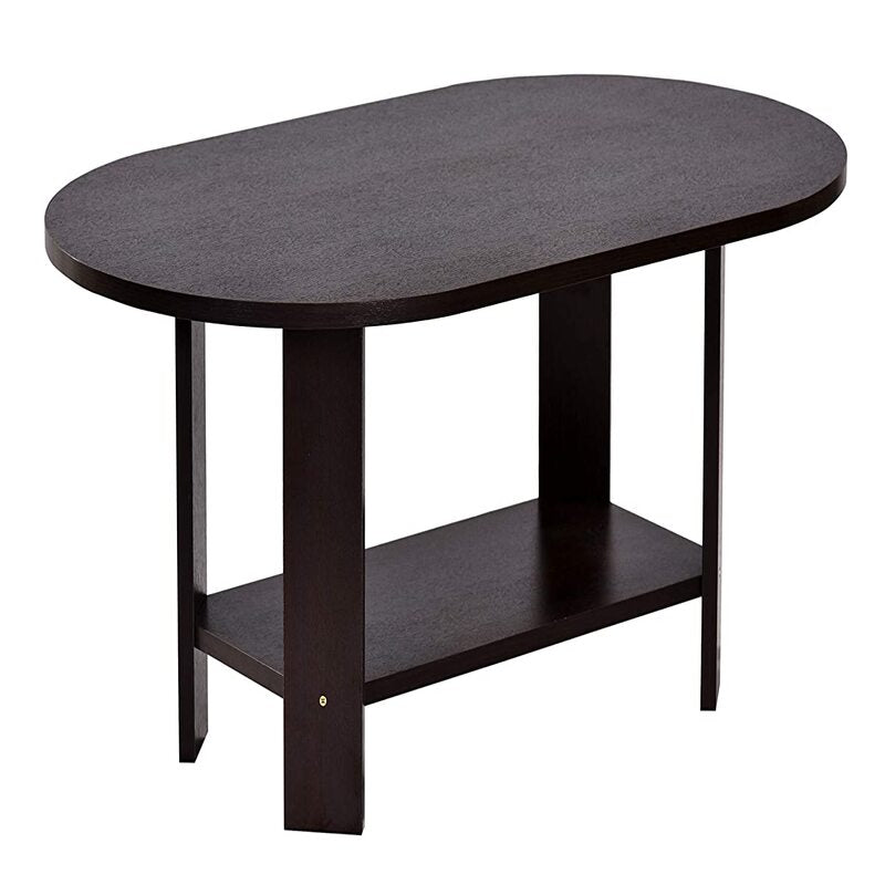 DeckUp Aries Engineered Wood Coffee Table (Dark Wenge, Melamine Laminate)