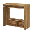DeckUp Plank Engineered Wood Office Table and Study desk (Wotan Oak)